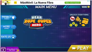 Bear Rope Hero Vice Town screenshot 1
