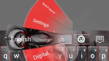 Emo Angel Keyboard screenshot 4