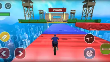 Police Bike Stunts Games screenshot 12