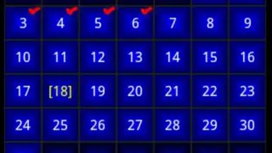 Flower calendar (free) screenshot 1
