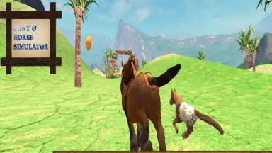 Pony Horse Simulator Kids 3D screenshot 14