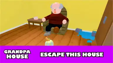Grandpa house horror in roblox screenshot 4
