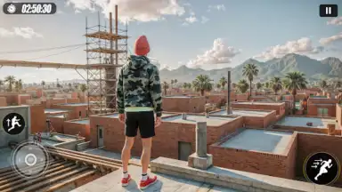 Going Up Jump Parkour Rooftop screenshot 5