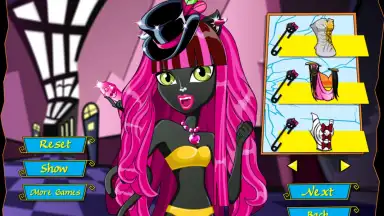 Monster Catty Noir Hair Salon screenshot 2