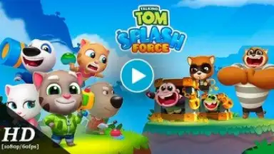 Talking Tom Splash Force screenshot 1