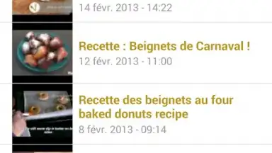 Recettes de Beignets screenshot 2