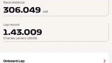 Official F1 ® App screenshot 16