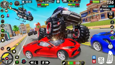 Police Monster Truck Car Games screenshot 7