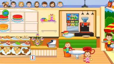 My Town : Bakery Free screenshot 1