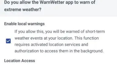 WarnWetter screenshot 2