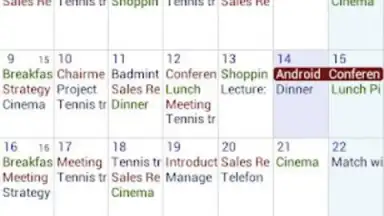 Business Calendar screenshot 3