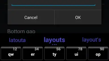 Jelly Bean Keyboard 4.3 screenshot 6