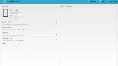 AirWatch Agent screenshot 7