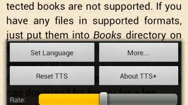 FBReader TTS+ Plugin screenshot 1