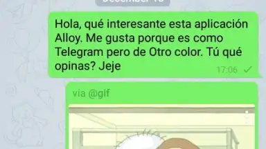 Alloy -free messaging app screenshot 2