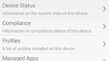 AirWatch Agent screenshot 16