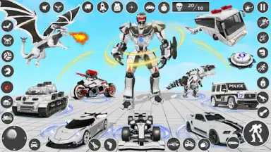 Dragon Robot Car Transform screenshot 3