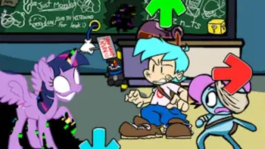 FNF Corrupted Night: Pibby Mod screenshot 1