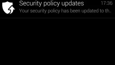 Samsung Security Policy Update screenshot 4