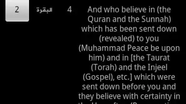 Holy Quran screenshot 1