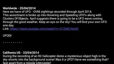 Latest UFO Sightings screenshot 1