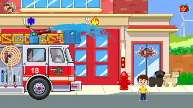My Town : Firestation Free screenshot 7