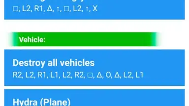 Cheats - GTA San Andreas screenshot 3