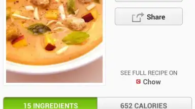 Recipes & Nutrition screenshot 1