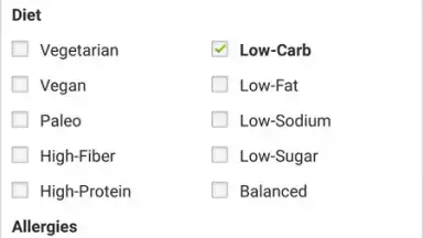 Recipes & Nutrition screenshot 15