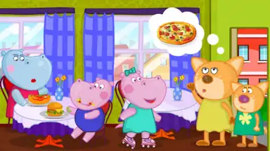Kids Cafe with Hippo screenshot 7