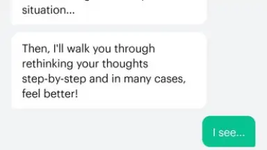 Woebot screenshot 3