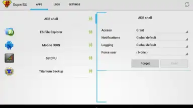 SuperSU screenshot 2