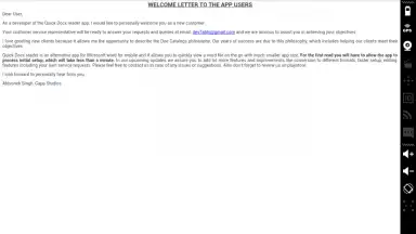 Docx Reader screenshot 1