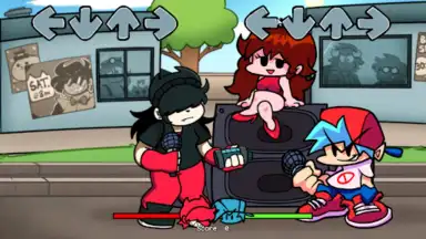 FNF Garcello Annie Hazy River screenshot 3