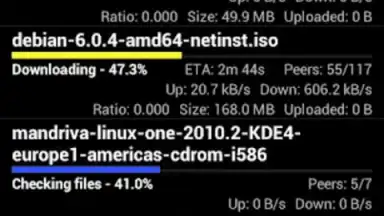 tTorrent Lite screenshot 1