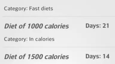 Diets for losing weight screenshot 1