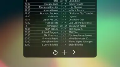 Basketball Livescore Widget screenshot 21