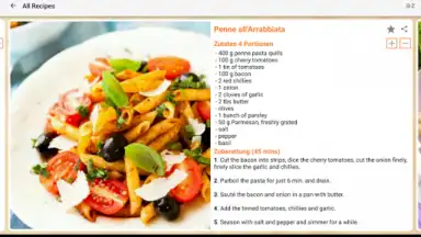 Pasta Rezepte screenshot 1