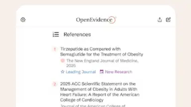 OpenEvidence screenshot 1