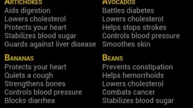 Healthy Food Chart screenshot 2