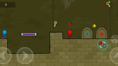 Red and Blue Stickman screenshot 1