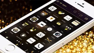 Gold Rush GOLauncher EX Theme screenshot 5