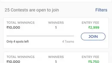 Dream11 screenshot 9