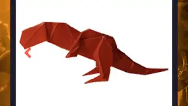 Origami dinosaurs paper shapes screenshot 7
