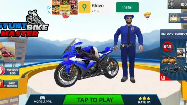 Police Bike Stunts Games screenshot 7