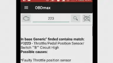 OBDmax screenshot 6