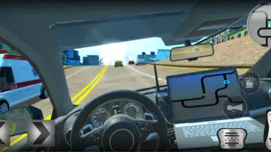 Police Car Drift شرطة الهجوله screenshot 3