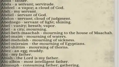 Bible Names with Meanings screenshot 7
