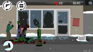 Flat Zombies: Cleanup and Defense screenshot 14