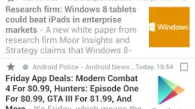 gReader screenshot 1